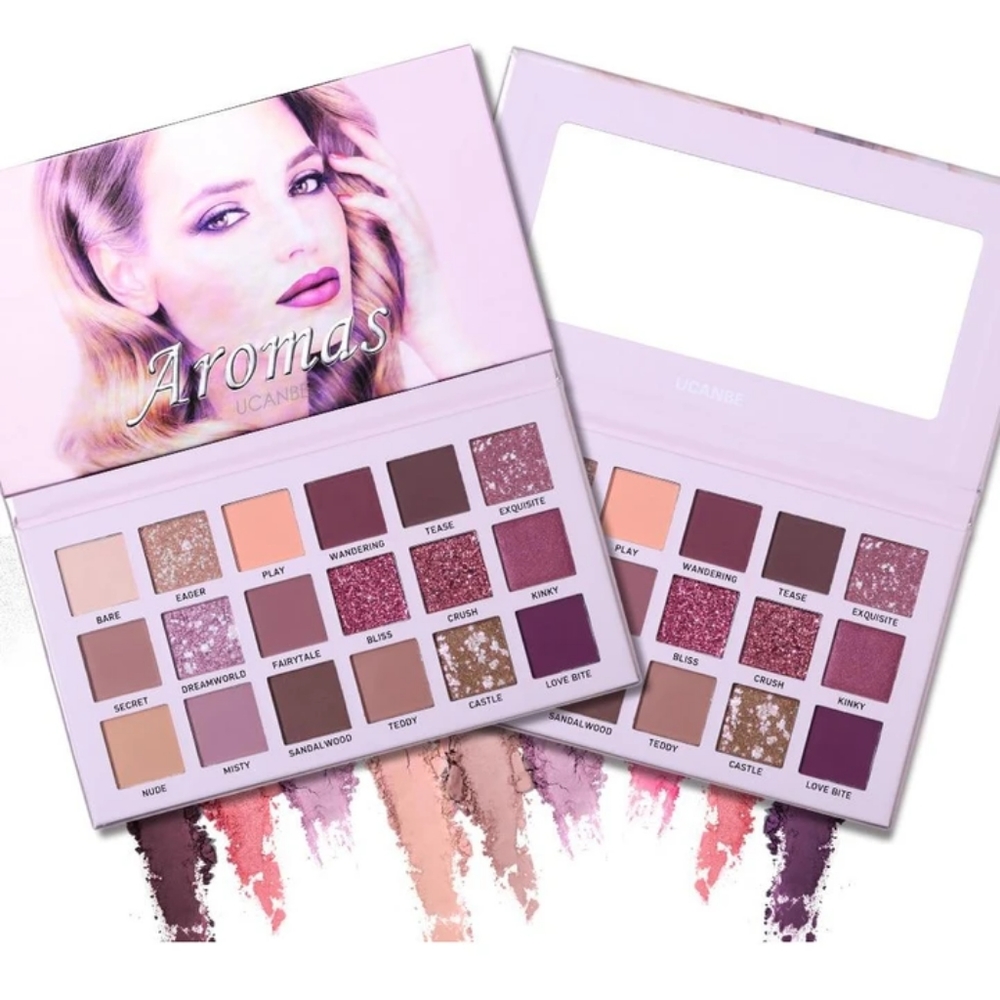 🌸UCANBE Aromas Palette 18 Color Eyeshadow - Picture 3 of 8